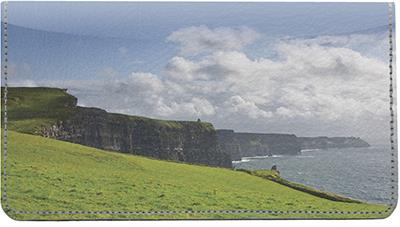 Irish Landscapes Leather Checkbook Cover
