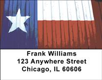 Texas Flags Address Labels