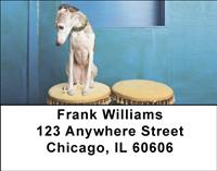 Elegant Whippets Address Labels