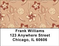 Vintage Flowers Address Labels