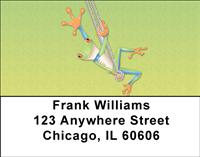 Whimsical Frogs Address Labels