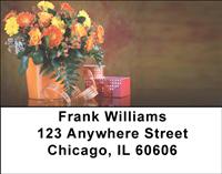 Colorful Bouquets Address Labels