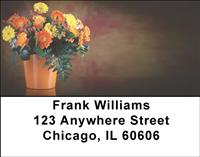 Colorful Bouquets Address Labels